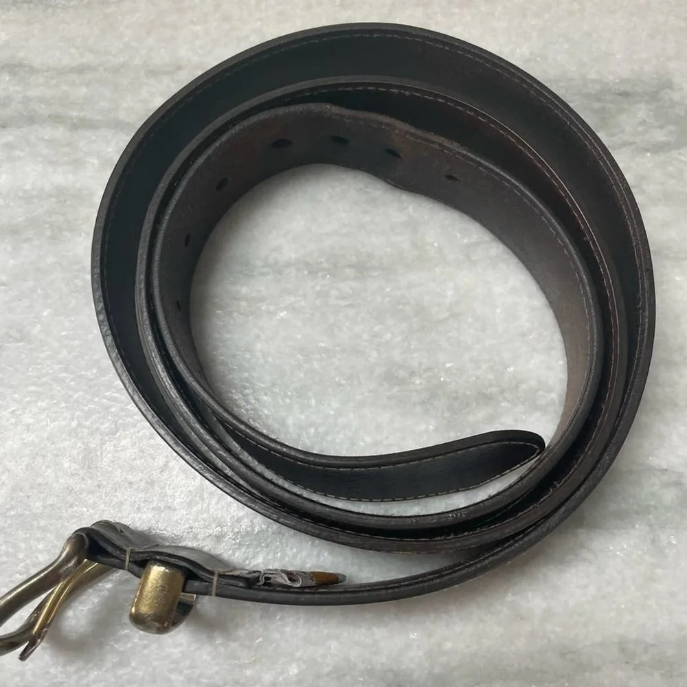 Carhartt Belt Leather Brown Men's Size 54